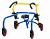 Детские ходунки роллаторы Rebotec Плуто  с сиденьем и передними стопорами разм.1